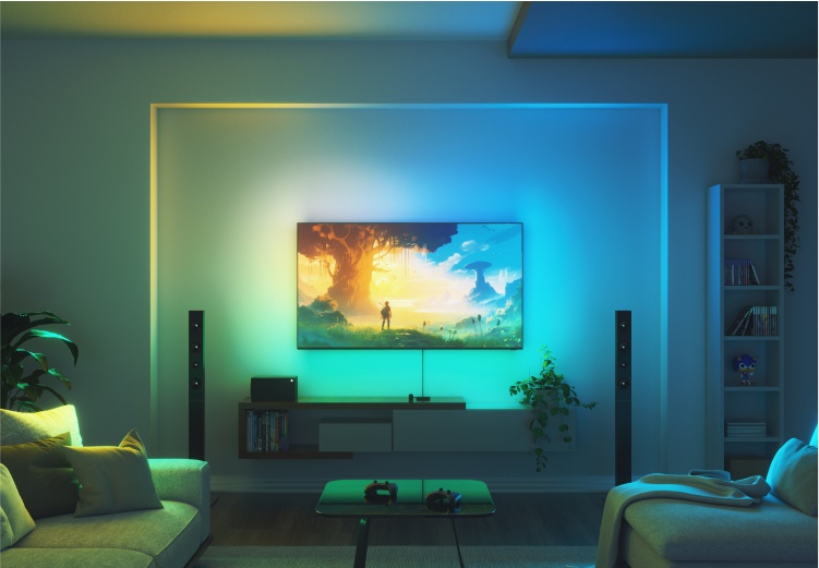 Nanoleaf 4D | Screen Mirror Camera and Smart Addressable Gradient  Lightstrip Kit for TVs and Monitors (United States)
