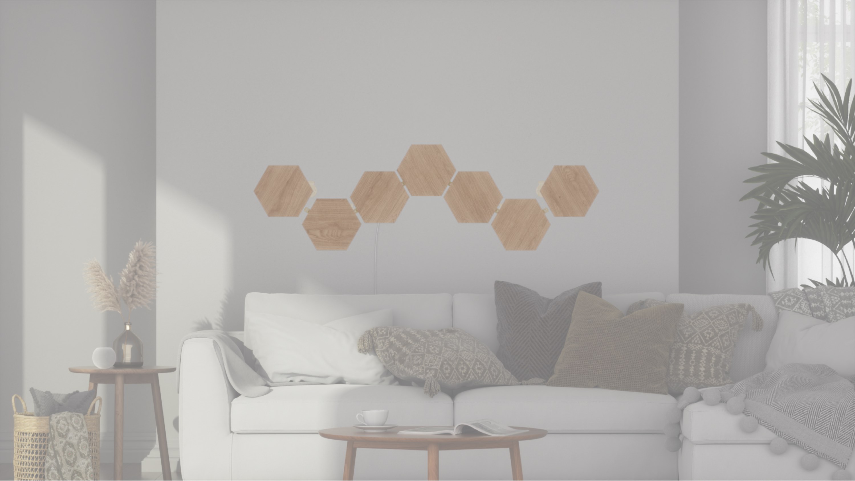 Smart Lighting Decor | USA » Nanoleaf Elements Wood Look Hexagons