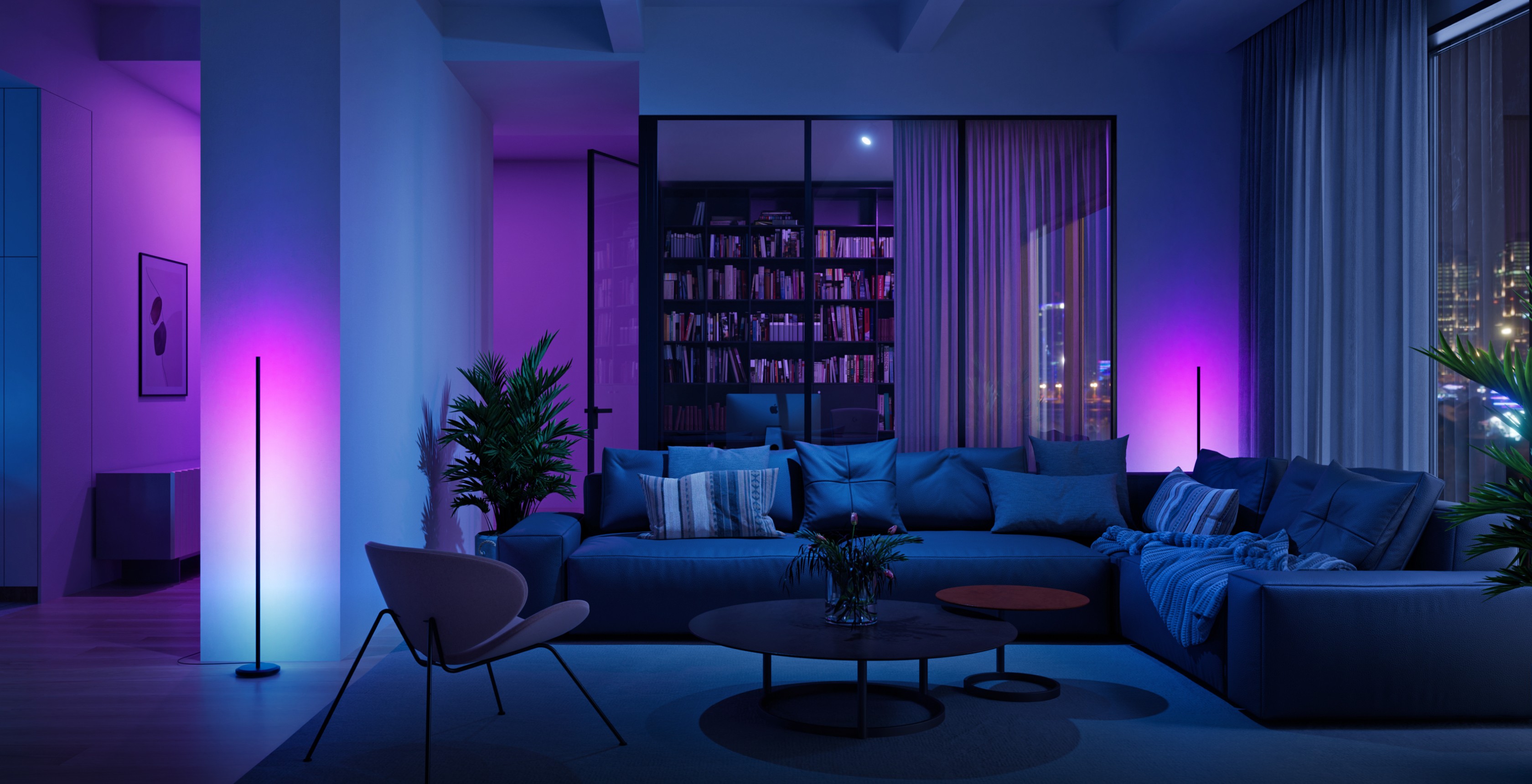Matter Smart Multicolor Floor Lamp (Each) - N7204K03-1FL | Nanoleaf