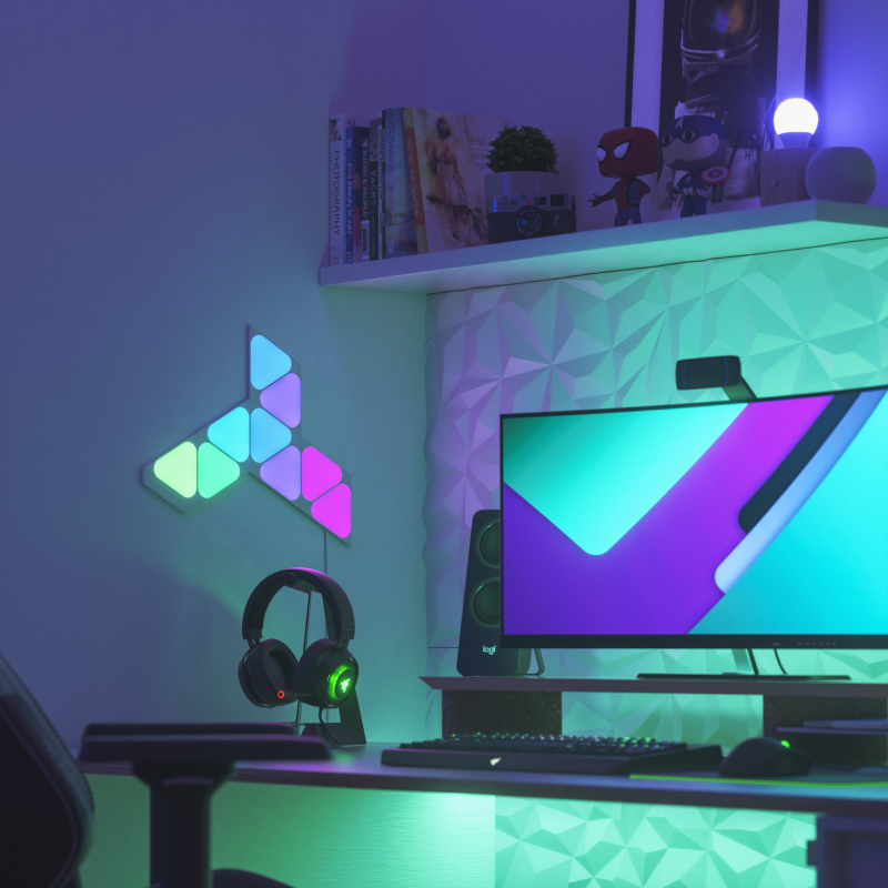 Nanoleaf Shapes  Smart Color-Changing LED Wall Light Panels