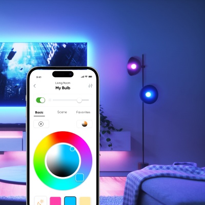 Spot led couleur connecté bluetooth e-spot