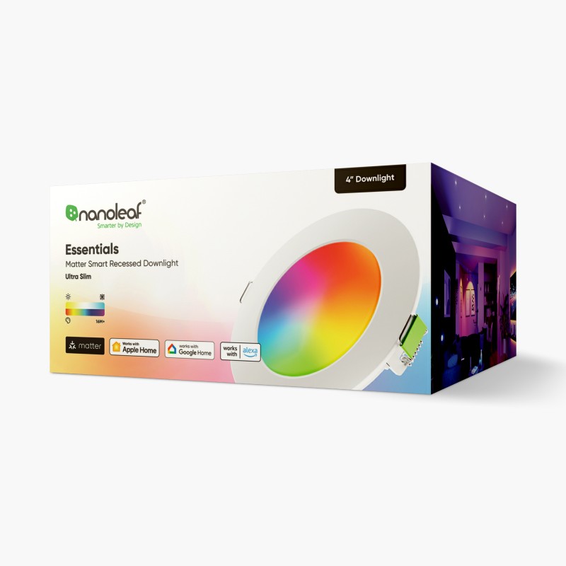 Nanoleaf Essentials Matter Smart Color Changing LED Light Bulb
