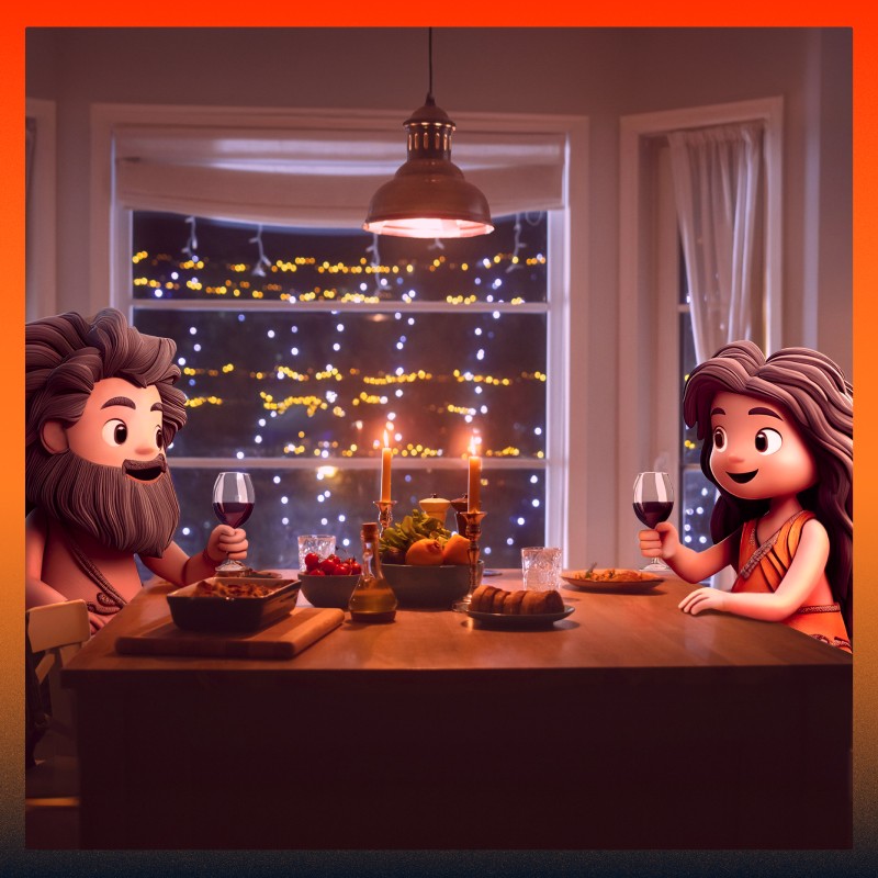Caveman Matter & Wi-Fi A19 Smart LED Light Bulb 4 Pack