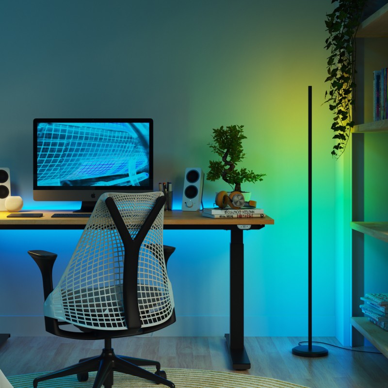Matter Smart Multicolor Floor Lamp (2 Pack)